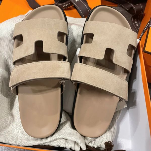 casual flat slippers for womens summer designer latest type h sandals cashmere palmprint cowhide leather comfortable leisure dgk, Black
casual flat slippers for womens summer designer latest type h sandals cashmere palmprint cowhide leather comfortable leisure dgk, Black