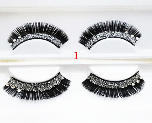 whole1 pair glitter rhinestone pattern long thick stylish party false fake eyelashes eye lashes makeup z0672398042
whole1 pair glitter rhinestone pattern long thick stylish party false fake eyelashes eye lashes makeup z0672398042