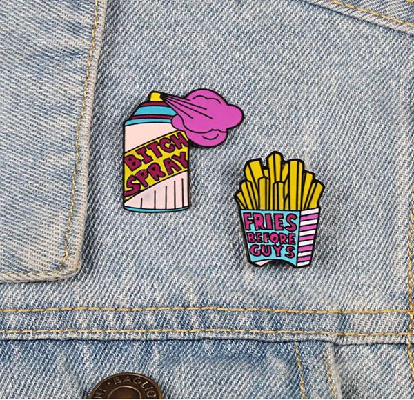 cartoon pins repellent fries brooches funny cute remover spray enamel pins cleaning denim bag badge for women jewelry lapel pins9778015, Blue
cartoon pins repellent fries brooches funny cute remover spray enamel pins cleaning denim bag badge for women jewelry lapel pins9778015, Blue