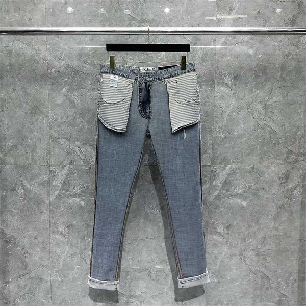 men's jeans tb thom men skinny slim fit casual jeans four season dyeing stretch straight fashion denim pants classic design tb jeans xz, Blue
men's jeans tb thom men skinny slim fit casual jeans four season dyeing stretch straight fashion denim pants classic design tb jeans xz, Blue