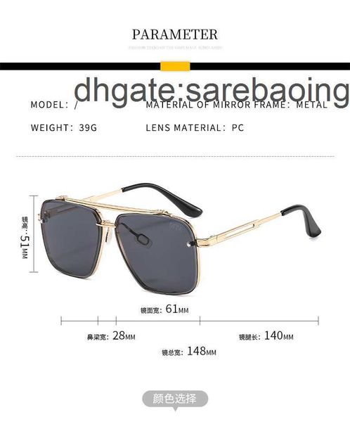 designer sunglass luxury brand r dita 17302 sunglasses men's and women's metal retro designer black glasses door all match uv 400, White;black
designer sunglass luxury brand r dita 17302 sunglasses men's and women's metal retro designer black glasses door all match uv 400, White;black
