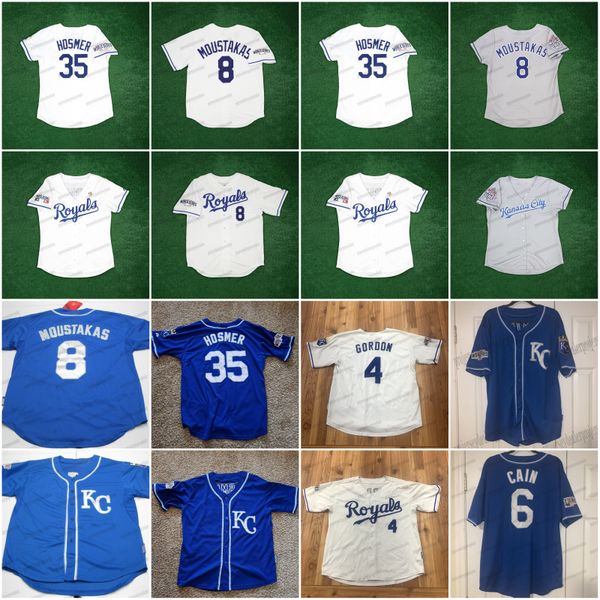 4 gordon 2014 world series kansas city "royals" jersey 6 cain moustakas eric hosmer custom mens jersey, Blue;black
4 gordon 2014 world series kansas city "royals" jersey 6 cain moustakas eric hosmer custom mens jersey, Blue;black