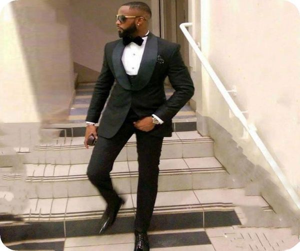 big shawl lapel black groom wedding tuxedos mens suits three piece design slim fit man blazers jacket custom made costume hom8662255, Black;gray
big shawl lapel black groom wedding tuxedos mens suits three piece design slim fit man blazers jacket custom made costume hom8662255, Black;gray