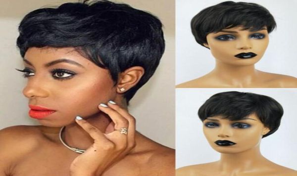 human hair lace wigs fluffy natural short curls fashion brazilian tousle 150 density company s9556927, Black
human hair lace wigs fluffy natural short curls fashion brazilian tousle 150 density company s9556927, Black
