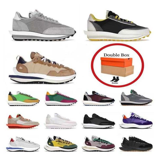 running 2023 arrival blazer vaporwaffle shoes men women sacai waffle ldv fragment x grey bright citron sesame blue gum ldvs sports trainers, White;red
running 2023 arrival blazer vaporwaffle shoes men women sacai waffle ldv fragment x grey bright citron sesame blue gum ldvs sports trainers, White;red