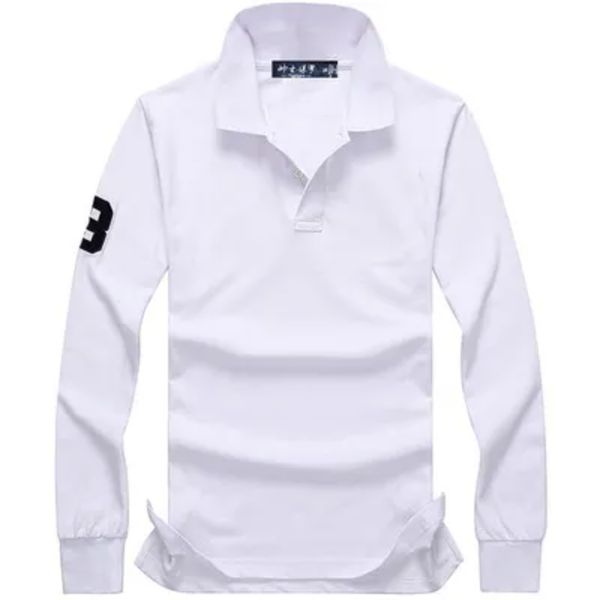 wholesale autumn and winter new high-quality 100% cotton men's fashion long-sleeved polo shirt casual men's polo shirt long sleeve, White;black
wholesale autumn and winter new high-quality 100% cotton men's fashion long-sleeved polo shirt casual men's polo shirt long sleeve, White;black