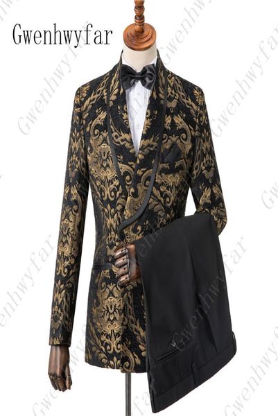 gwenhwyfar 2019 printed velvet suits for men groom tuxedos prom singer suits custom made wedding suits for men jacketpants7914619, Black;gray
gwenhwyfar 2019 printed velvet suits for men groom tuxedos prom singer suits custom made wedding suits for men jacketpants7914619, Black;gray