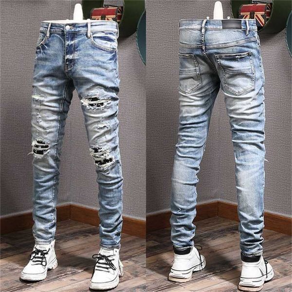 stretch design denim jeans biker fit for mens slim painted patch trim leg cowboy pants male 0r4e, Black
stretch design denim jeans biker fit for mens slim painted patch trim leg cowboy pants male 0r4e, Black