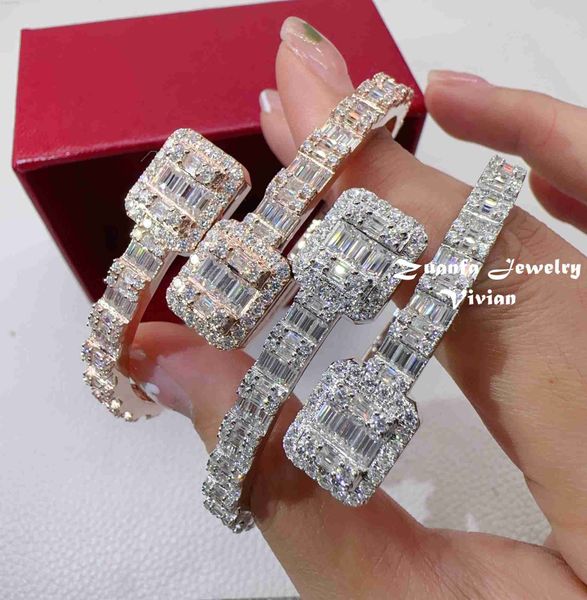 fine jewelry sterling silver 925 fashion iced out vvs baguette moissanite cuban link diamond bracelet bangles
fine jewelry sterling silver 925 fashion iced out vvs baguette moissanite cuban link diamond bracelet bangles