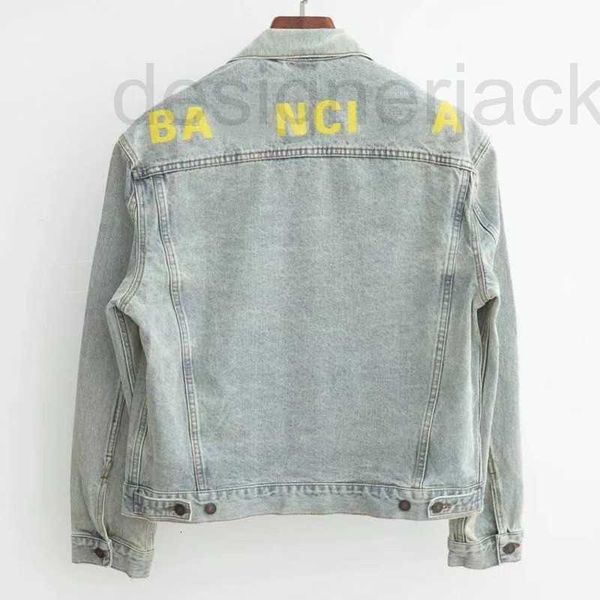 men's jackets designer denim jacket classic fluorescent letters heavy industry washed coat men women lapel cardigan coats whzr, Black;brown
men's jackets designer denim jacket classic fluorescent letters heavy industry washed coat men women lapel cardigan coats whzr, Black;brown