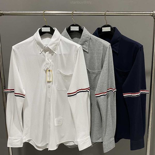 2023 fashion tb thom brand shirts men slim fit long sleeve casual shirt spring autumn striped cotton solid men's clothing, White;black
2023 fashion tb thom brand shirts men slim fit long sleeve casual shirt spring autumn striped cotton solid men's clothing, White;black