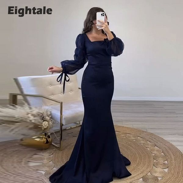 urban dresses eightale navy blue evening dress puffy sleeves satin mermaid prom party gowns graduation dresses for women 2023 230705, White;black
urban dresses eightale navy blue evening dress puffy sleeves satin mermaid prom party gowns graduation dresses for women 2023 230705, White;black