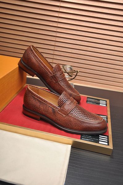 2023 mens dress shoes genuine leather slip on business flats comfortable casual loafers men brand party wedding oxford shoes size 38-45, Black
2023 mens dress shoes genuine leather slip on business flats comfortable casual loafers men brand party wedding oxford shoes size 38-45, Black