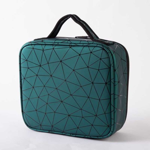 portable printed pu square silver rhombic partition cosmetic bag embroidered nail beauty self-use travel small storage box
portable printed pu square silver rhombic partition cosmetic bag embroidered nail beauty self-use travel small storage box