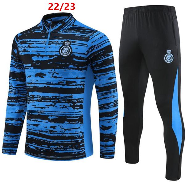 22 23 al nassr fc tracksuit long sleeve training suit man tracksuits soccer 22 23 cr7 gonzalo talisca football men kids tracksuit half zippe, Black
22 23 al nassr fc tracksuit long sleeve training suit man tracksuits soccer 22 23 cr7 gonzalo talisca football men kids tracksuit half zippe, Black