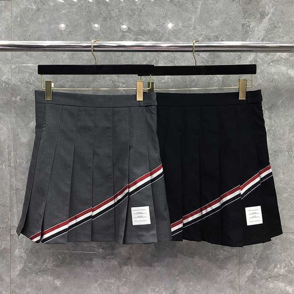 fashion tb thom 2023 brand skirts women slim fit skirts above knee length patchwork casual summer high waist short pleated skirt, Black
fashion tb thom 2023 brand skirts women slim fit skirts above knee length patchwork casual summer high waist short pleated skirt, Black