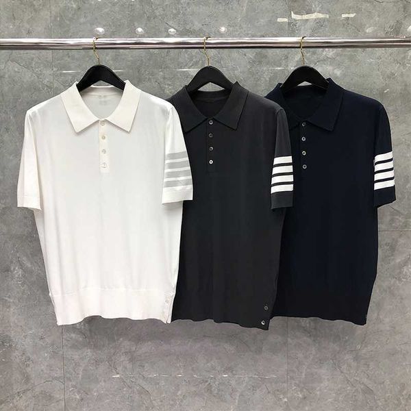 thom tb men t-shirt 2022 new summer luxury brand pure cotton back stripes blouses korean style design polo t shirt mens, White;black
thom tb men t-shirt 2022 new summer luxury brand pure cotton back stripes blouses korean style design polo t shirt mens, White;black