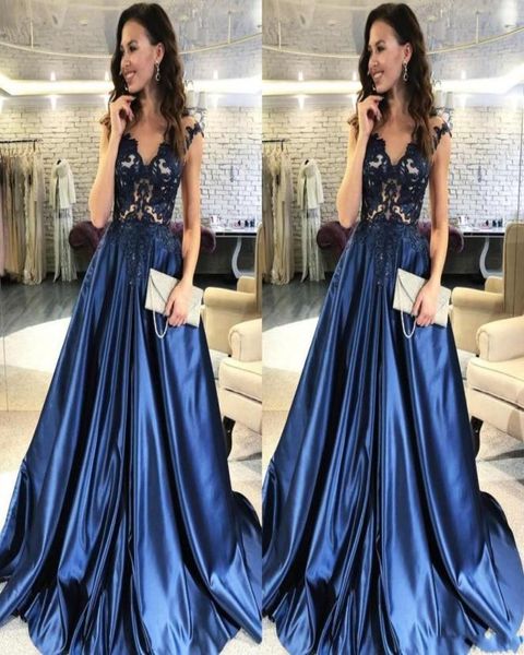 2020 modest navy blue prom dresses african capped sleeves satin skirt long evening dresses party gowns appliques beaded vestidos1110664, Black
2020 modest navy blue prom dresses african capped sleeves satin skirt long evening dresses party gowns appliques beaded vestidos1110664, Black