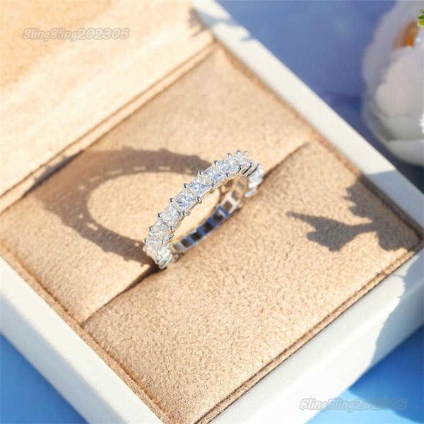 classic fine jewelry 925 sterling silver full princess cut white z cz diamond gemstones eternity square party women wedding band ring
classic fine jewelry 925 sterling silver full princess cut white z cz diamond gemstones eternity square party women wedding band ring