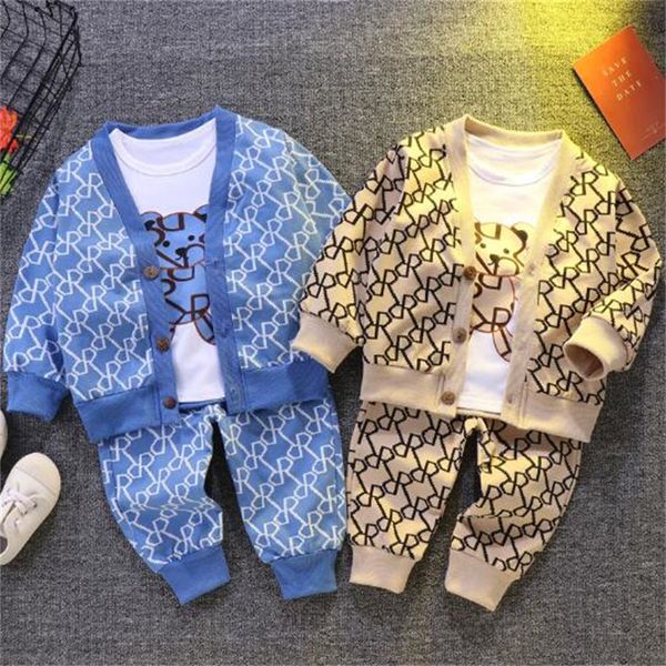 children clothing sets designer baby boy clothes boutique outfits fashion print coats t-shirt and pants 3pcs suits kids jogging suits tracks, White
children clothing sets designer baby boy clothes boutique outfits fashion print coats t-shirt and pants 3pcs suits kids jogging suits tracks, White