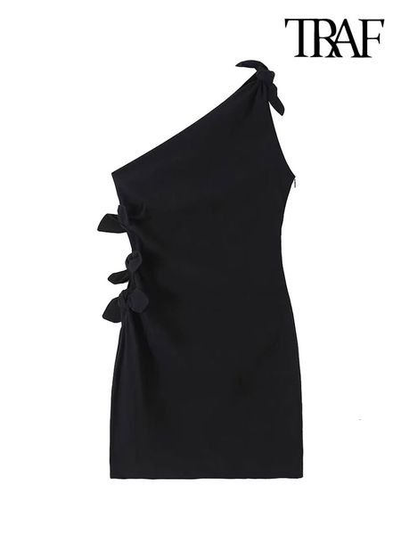 basic casual dresses traf women fashion with knots asymmetric mini dress one shoulder wide straps female vestidos mujer 230705, Black;gray
basic casual dresses traf women fashion with knots asymmetric mini dress one shoulder wide straps female vestidos mujer 230705, Black;gray