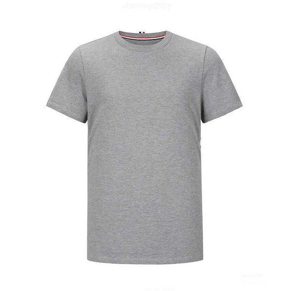 tb browin thom men's t-shirt summer fashion brand clothing pure cotton jersey short sleeve striped 4-bar casual sweatshirt, White;black
tb browin thom men's t-shirt summer fashion brand clothing pure cotton jersey short sleeve striped 4-bar casual sweatshirt, White;black