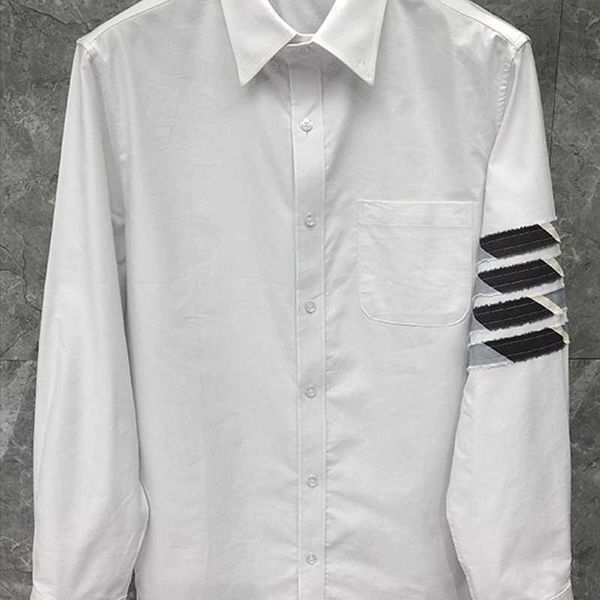 tb thom black striped shirts spring autumn leisure korean mature handsome men shirts turn down collar small design tb clothing erw9, White;black
tb thom black striped shirts spring autumn leisure korean mature handsome men shirts turn down collar small design tb clothing erw9, White;black
