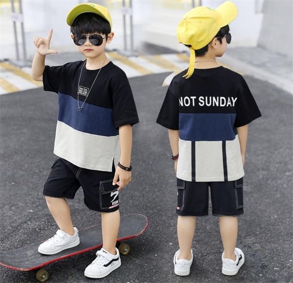 10 12 years children clothing summer boys039 tracksuit color stitching tshirt outfit teenage sport suit for boys clothing sets9089111, White
10 12 years children clothing summer boys039 tracksuit color stitching tshirt outfit teenage sport suit for boys clothing sets9089111, White