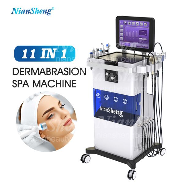 11 in 1 hydro water oxygen dermabrasion skin face clean jet peel machine, Black;white
11 in 1 hydro water oxygen dermabrasion skin face clean jet peel machine, Black;white