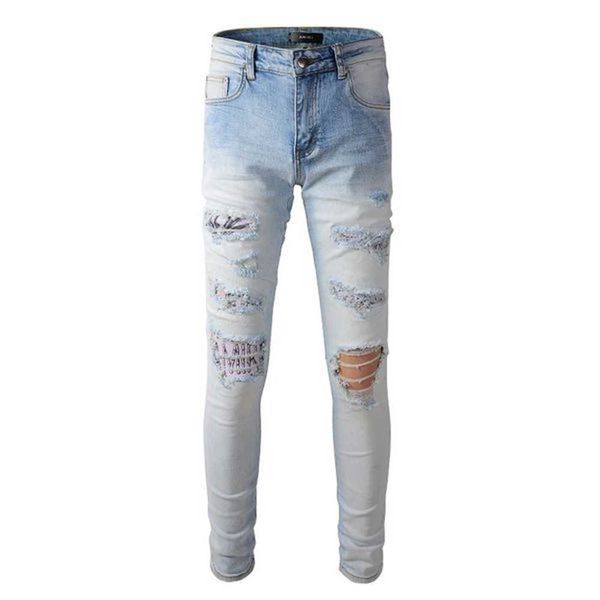 2021 mens designer jeans distressed ripped biker slim fit motorcycle denim for men s fashion jean mans pants pour hommes #858 tlja, Black
2021 mens designer jeans distressed ripped biker slim fit motorcycle denim for men s fashion jean mans pants pour hommes #858 tlja, Black