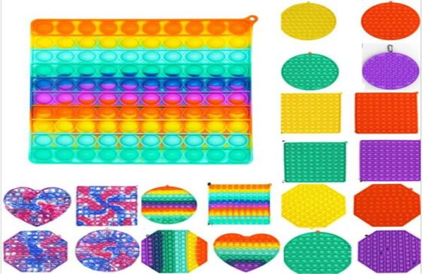 2022 big size jumbo sensory bubble poppers board sensory toys tie dye rainbow push bubbles popper puzzle with carabiner simple key ring fing, Blue
2022 big size jumbo sensory bubble poppers board sensory toys tie dye rainbow push bubbles popper puzzle with carabiner simple key ring fing, Blue