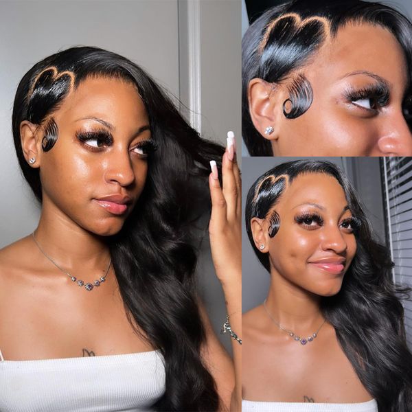 fashion design 13x6 human hair lace frontal wigs for women 13x4 body wave lace front wig 28 inch hd transparent wigs, Black;brown
fashion design 13x6 human hair lace frontal wigs for women 13x4 body wave lace front wig 28 inch hd transparent wigs, Black;brown