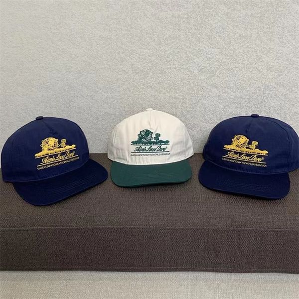 s caps hats 22ss baseball caps for men ald unisphere truck hat sunvisor cap skateboards kpop summer casquette black for women 230705, Black;white
s caps hats 22ss baseball caps for men ald unisphere truck hat sunvisor cap skateboards kpop summer casquette black for women 230705, Black;white
