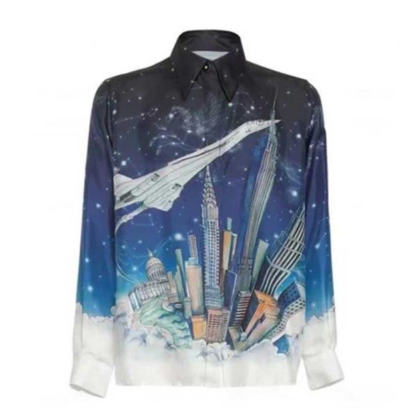 casablanc shirts new surfing lazy wind silk satin long sleeve shirt men's and women's fashion brand q0ej e3vt, White;black
casablanc shirts new surfing lazy wind silk satin long sleeve shirt men's and women's fashion brand q0ej e3vt, White;black