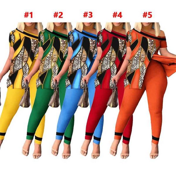 women tracksuits summer designer two piece set 2023 new leopard print pattern hem split short sleeved pants matching sets, Gray
women tracksuits summer designer two piece set 2023 new leopard print pattern hem split short sleeved pants matching sets, Gray