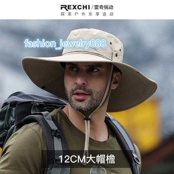 summer bucket hat men's sun hat outdoor climbing fishing hat uv resistant big brim waterproof sunscreen hat, Blue;gray
summer bucket hat men's sun hat outdoor climbing fishing hat uv resistant big brim waterproof sunscreen hat, Blue;gray