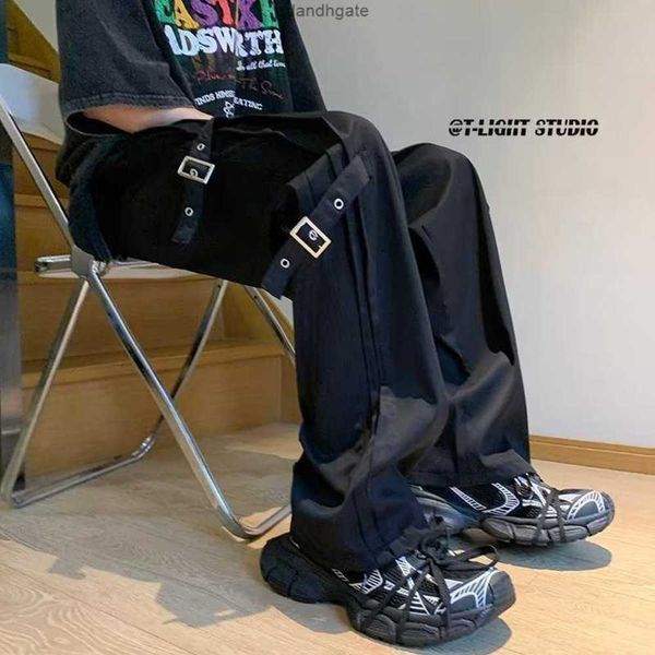 2023 new men's fashion function wind overalls tide everything casual personality youth wide leg pants 32rx, Black
2023 new men's fashion function wind overalls tide everything casual personality youth wide leg pants 32rx, Black