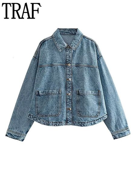 women's jackets traf denim bomber jacket women blue jeans jackets for women long sleeve oversize female jackets y2k streetwear women ja, Black;brown
women's jackets traf denim bomber jacket women blue jeans jackets for women long sleeve oversize female jackets y2k streetwear women ja, Black;brown