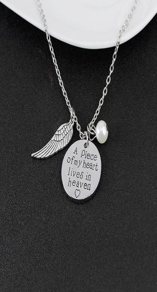 039a piece of my heart lives in heaven039 personalized handwriting necklace remembrance necklace memory angel wing jewelry g1231260, Red;brown
039a piece of my heart lives in heaven039 personalized handwriting necklace remembrance necklace memory angel wing jewelry g1231260, Red;brown