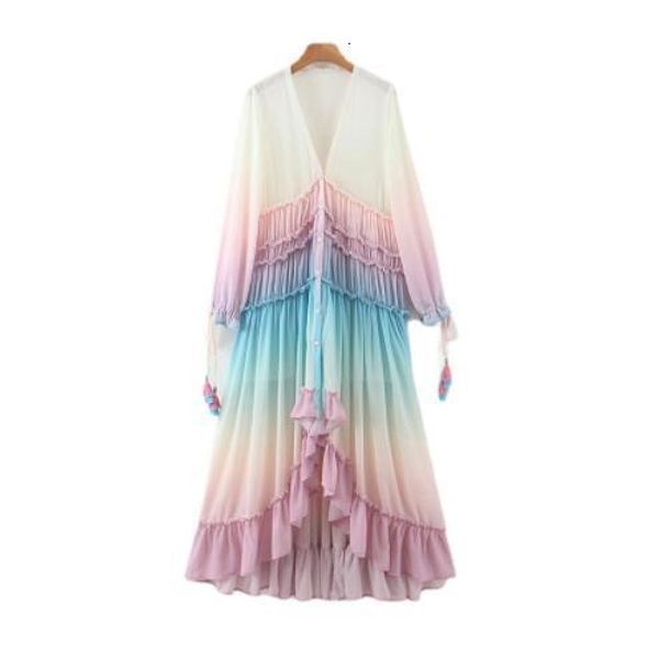 basic casual dresses summer women's deep v long sleeve printed long dress 230705, Black;gray
basic casual dresses summer women's deep v long sleeve printed long dress 230705, Black;gray