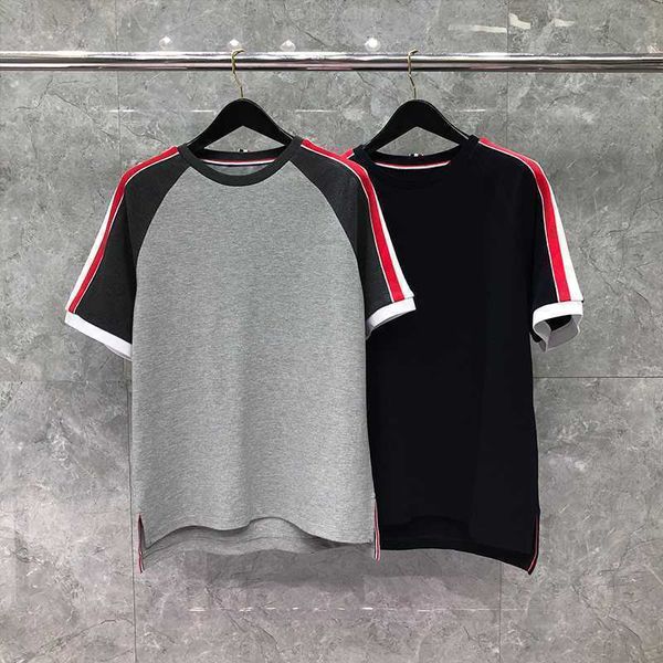 tb thom polo shirts fashion brand men casual slim fit pure cotton t-shirt summer short sleeve contrast color luxury clothing, White;black
tb thom polo shirts fashion brand men casual slim fit pure cotton t-shirt summer short sleeve contrast color luxury clothing, White;black