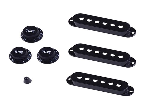 1 set single coil pickup covers volume tone crontrol knobs switch tip for electric guitar replacement parts1865185
1 set single coil pickup covers volume tone crontrol knobs switch tip for electric guitar replacement parts1865185