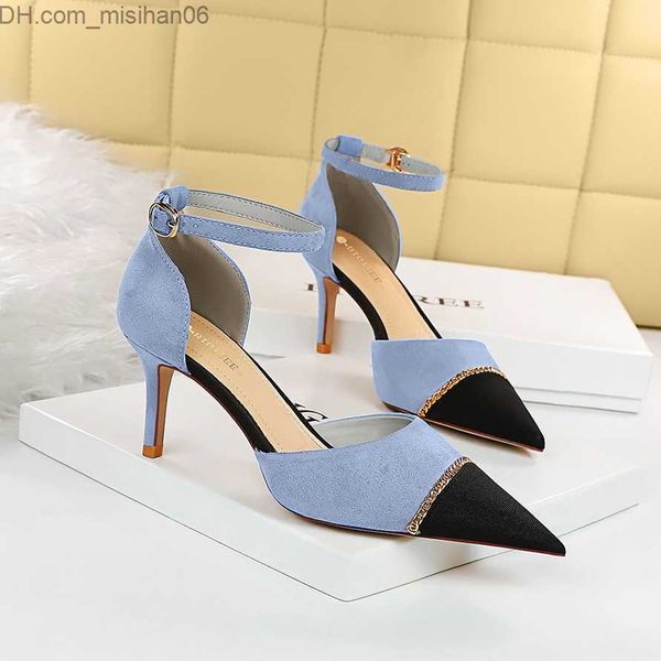 dress shoes bigtree shoes suede women's pump fashion cat boots metal chain slim high heels women's sandals summer women's sho, Black
dress shoes bigtree shoes suede women's pump fashion cat boots metal chain slim high heels women's sandals summer women's sho, Black