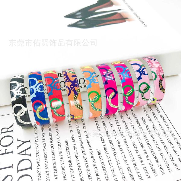 designer hemrres bracelet enamel h021 new pattern titanium steel women's love horse colorful gold jewelry m1c6, Black
designer hemrres bracelet enamel h021 new pattern titanium steel women's love horse colorful gold jewelry m1c6, Black