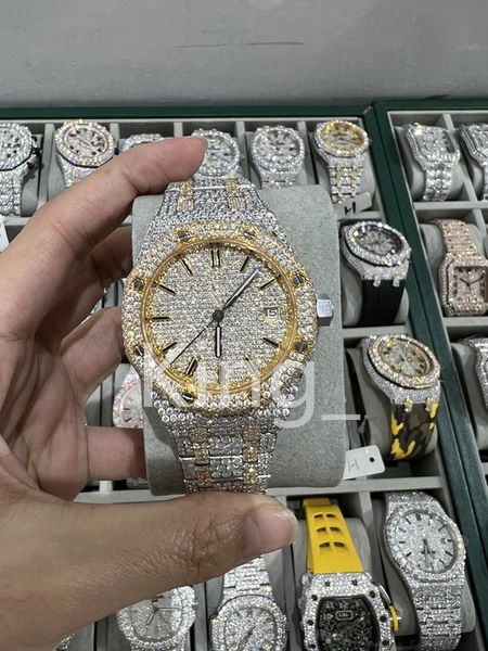 luxury mens designer watch for men movement watches moissanite watch mens watch diamond iced out watch montre homme automatic montre de luxe, Slivery;brown
luxury mens designer watch for men movement watches moissanite watch mens watch diamond iced out watch montre homme automatic montre de luxe, Slivery;brown