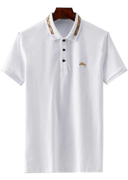 casual burberies burbreries mens luxury m-3xl#04 brand designer polo t shirt summer fashion breathable short-sleeved lapel, White;black 
casual burberies burbreries mens luxury m-3xl#04 brand designer polo t shirt summer fashion breathable short-sleeved lapel, White;black