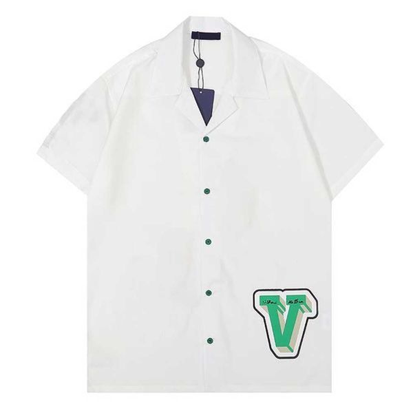 2022 fashion summer designer men casual shirts short sleeve hawaiian beach loose 04s8 m1m3, White;black
2022 fashion summer designer men casual shirts short sleeve hawaiian beach loose 04s8 m1m3, White;black