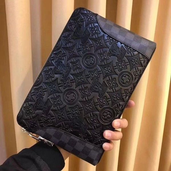 new men's handbags, grab bags, casual and fashionable men's handbags, large capacity envelope bags, men's clip bags