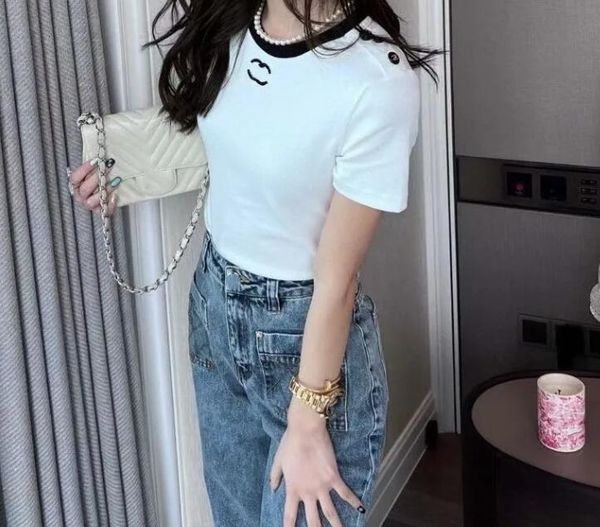 womens t shirt designer black white short sleeve t-shirt c letter print cotton tee casual loose tshirts
womens t shirt designer black white short sleeve t-shirt c letter print cotton tee casual loose tshirts