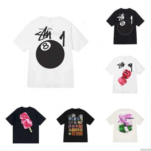 men's women t-shirts stussys pure cotton shorts sleeves t shirts summer wear stripe pattern sweatshirt crewneck loose casual quick dry, White;black
men's women t-shirts stussys pure cotton shorts sleeves t shirts summer wear stripe pattern sweatshirt crewneck loose casual quick dry, White;black